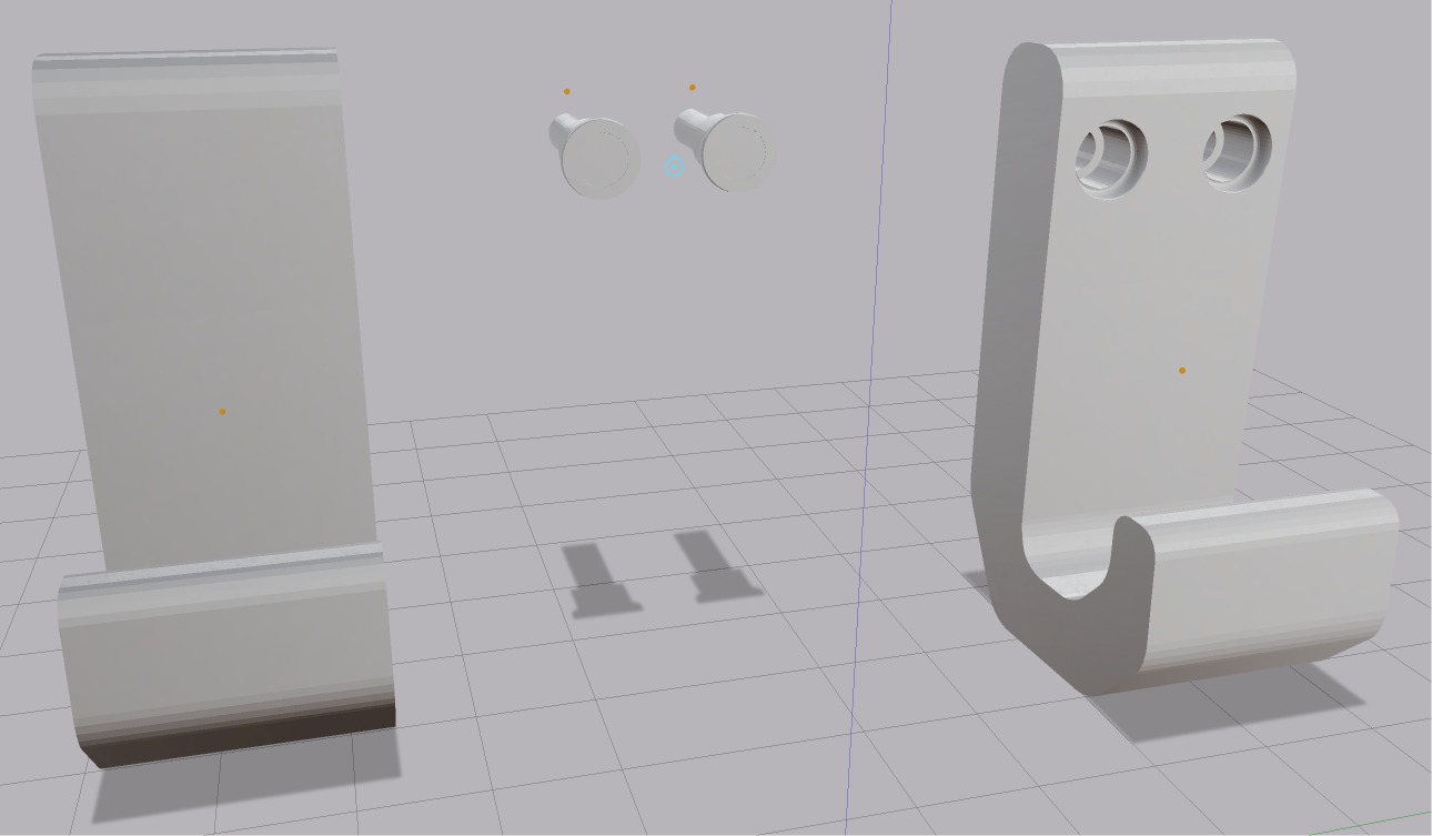 Practical bracket part with holes, designed in AdaShape