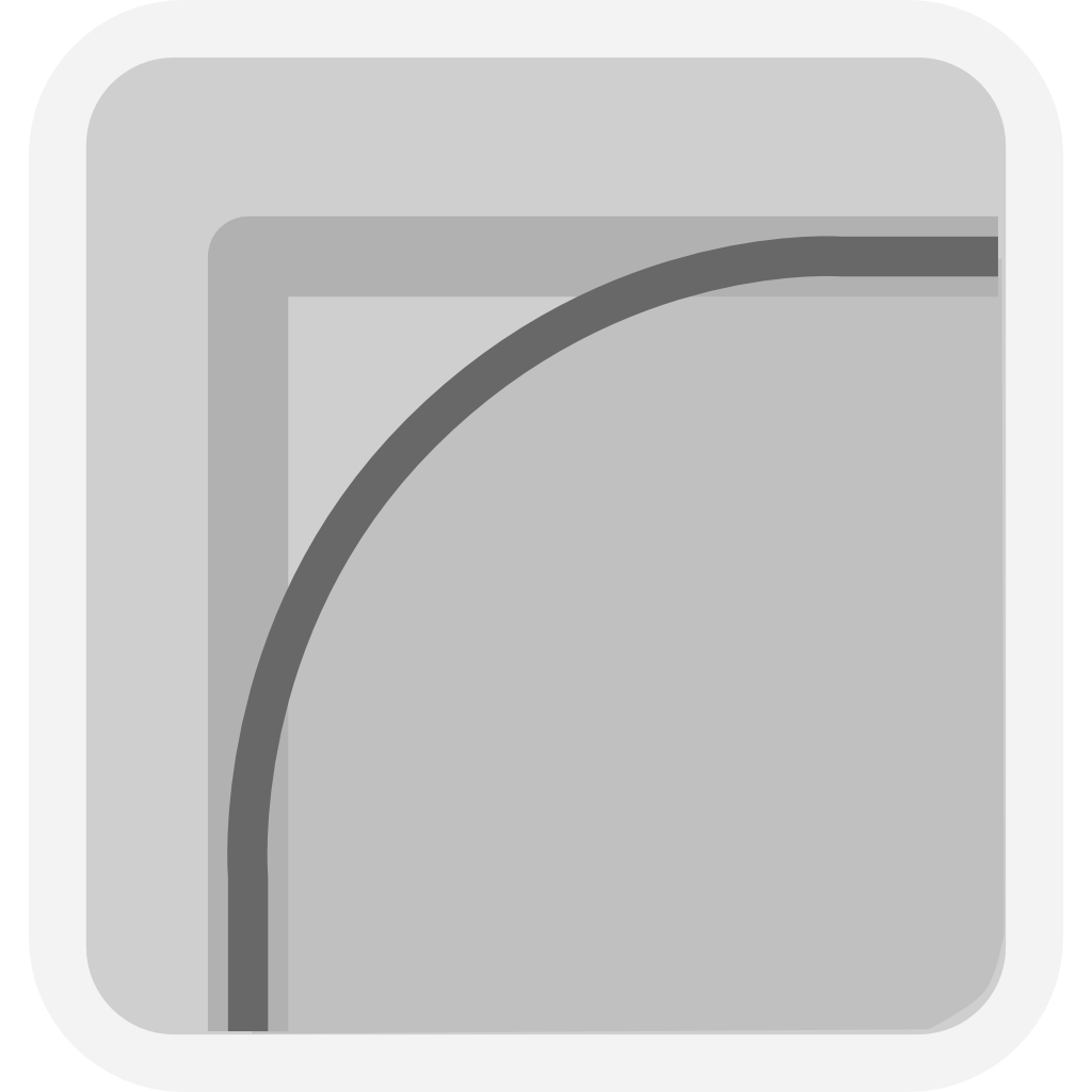 Round toolbar button