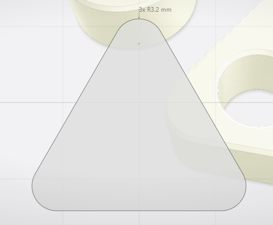 Corner radius annotations